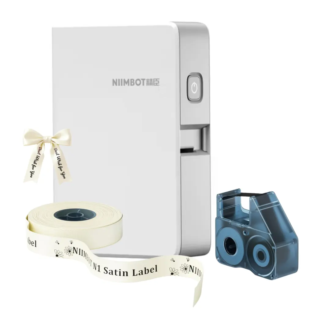 Niimbot - N1 - Thermal Transfer Printer & Satin Ribbon Kit - Beige