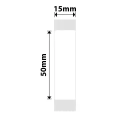 Niimbot - D11 / D101 / D110 / H1S - 15x50mm - 125 Labels - White