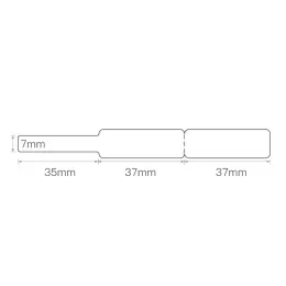 Niimbot - D11 / D101 / D110 / H1S - 12.5x109mm - 60 Labels - Cable - White