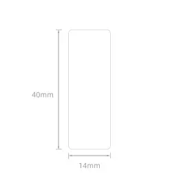 Niimbot - D11 / D101 / D110 / H1S - 14x40mm - 160 Labels - Transparent