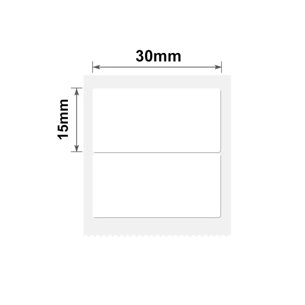 Niimbot - B1 / B21 / B3S / B4 - 30x15mm/2R - 460 Labels - White