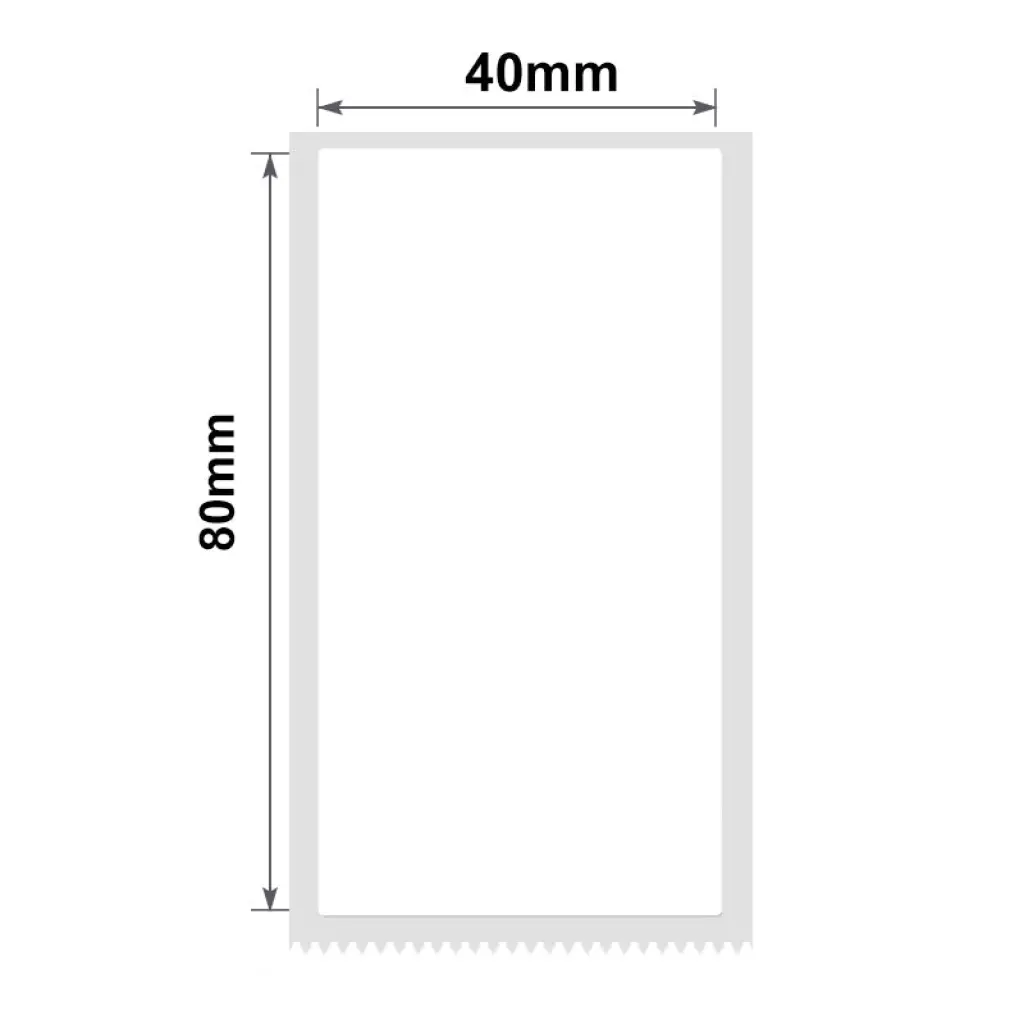 Niimbot - B1 / B21 / B3S / B4 - 40x80mm - 95 Labels - White