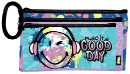 Woof Nylon Pencil Bag 3 Compartment