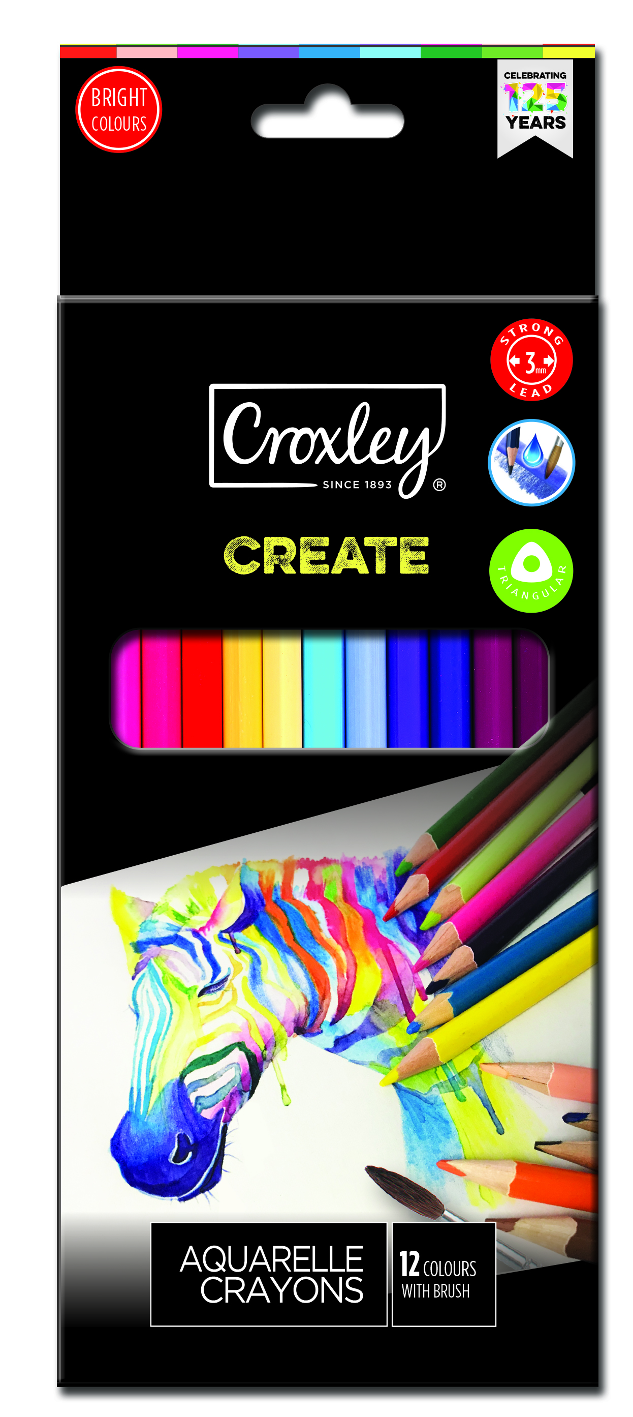 Croxley Create Aquarelle Colour Pencils Set of 12 | Waltons