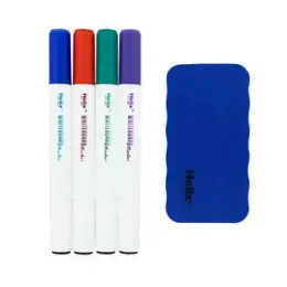 HELIX TWIN TIP WHITEBOARD MAGNETIC MARKER SET