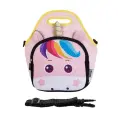 Unicorn Neoprene Lunch Bag With Handle - Unicorn image
