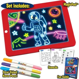 Edu-Matic Neon Glow Tab - Light Up Drawing Pad