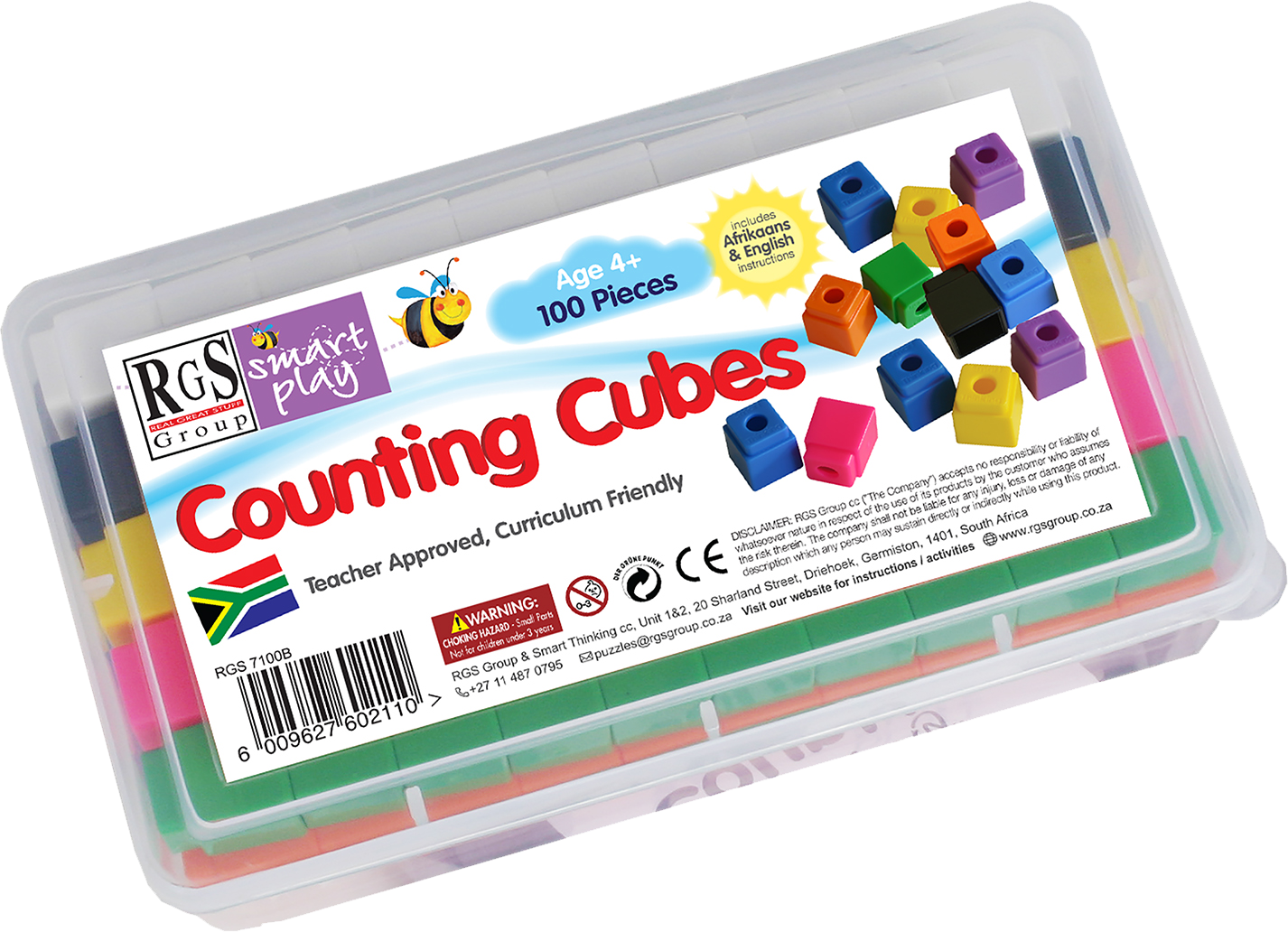 Smart Counting Cubes - 100 Piece | Waltons