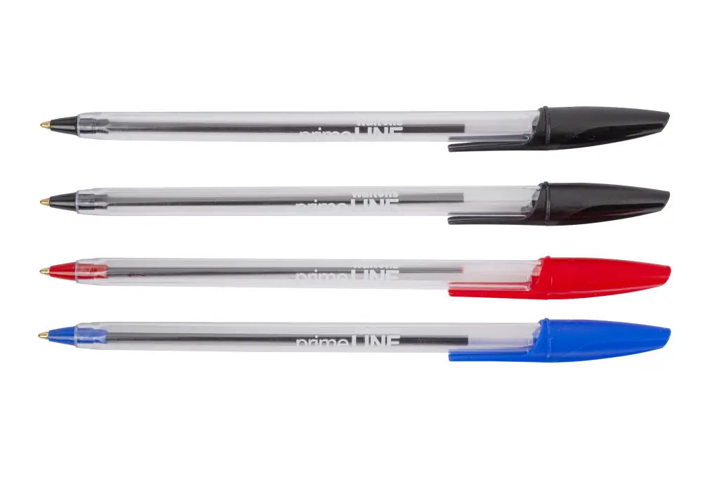 Waltons Primeline Ballpoint Pen Assorted Pack of 4
