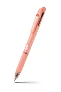 Monami Flip 3 Colour Ballpoint Pen 0.7mm (Each) - Peach image