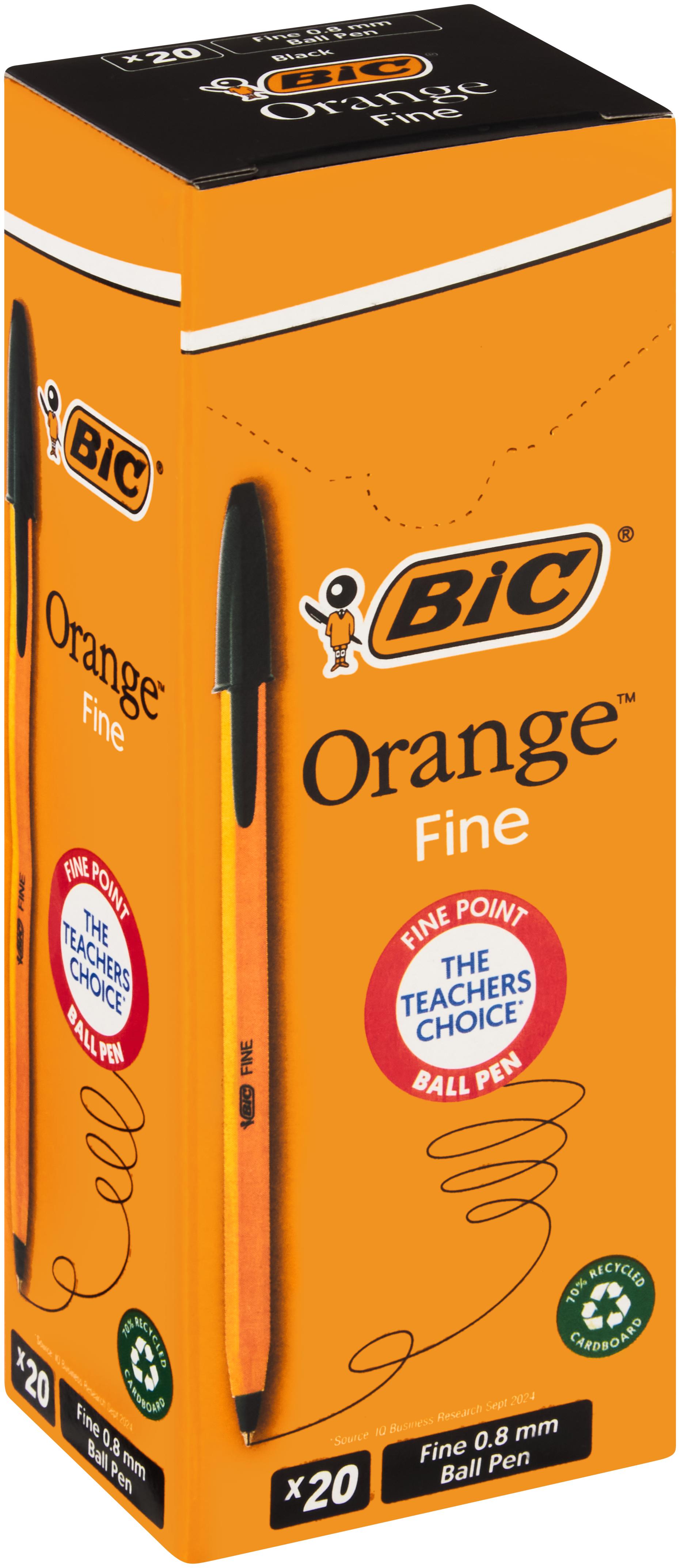 Bic Orange Fine Box of 20 8947 (Each) - Black | Waltons