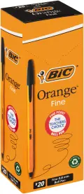 Bic Orange Fine, Box of 20 - Black image