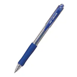 Uniball Laknock Ballpen With A Rubber Grip & 0.7mm Nib - Blue
