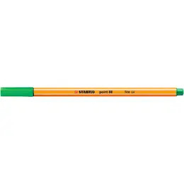 Stabilo Point 88 Fineliner, 0.4mm point (Single) - Green