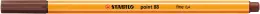 Stabilo Point 88 Fineliner, 0.4mm point (Single) - Brown
