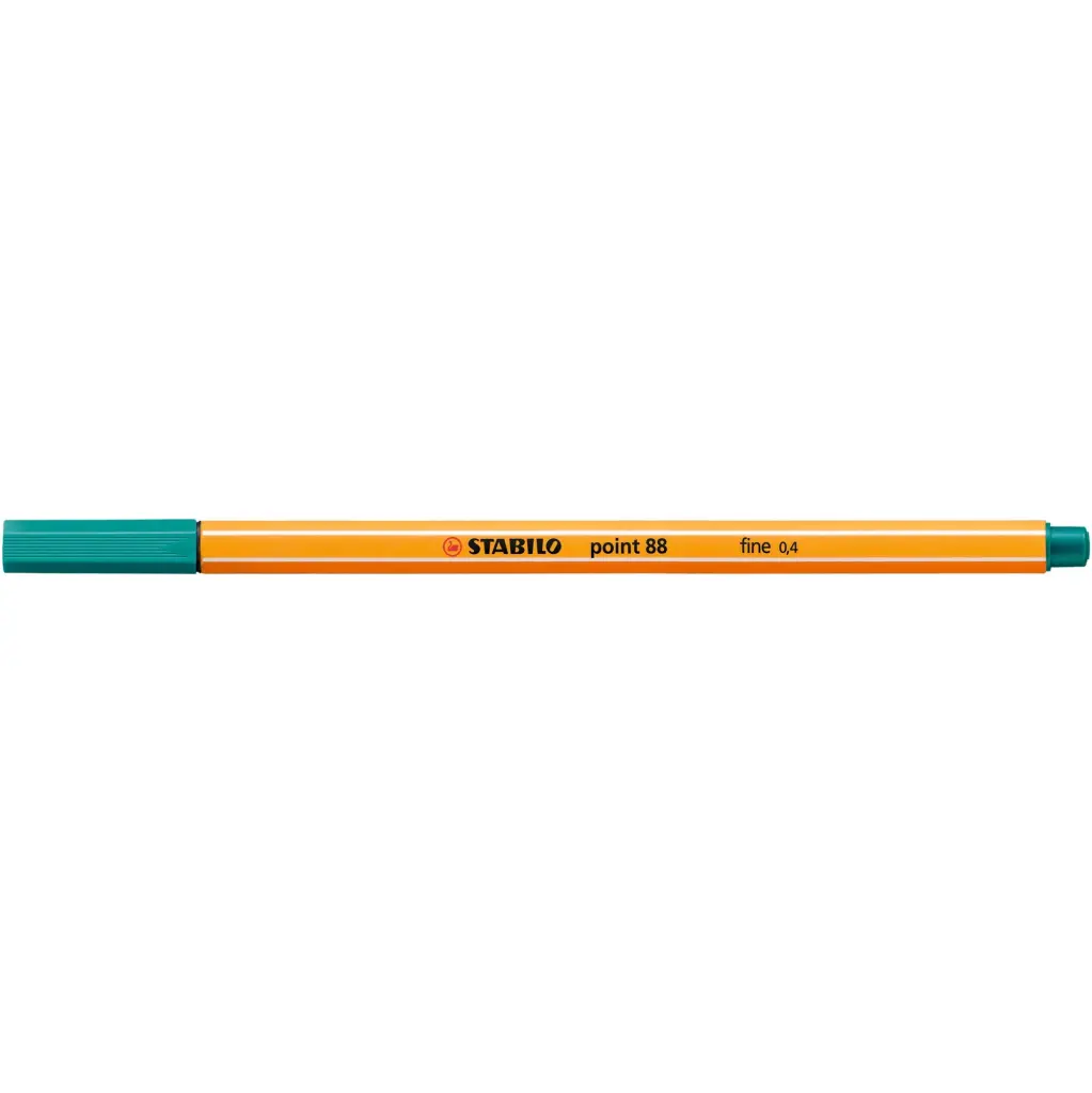 Stabilo Point 88 Fineliner, 0.4mm point (Single) - Turqouise
