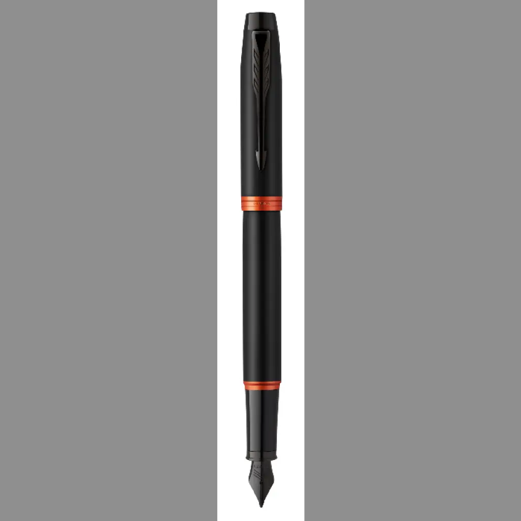 Parker Im Professional Fountain Pen Medium Nib Blue Ink - Orange NS2172944
