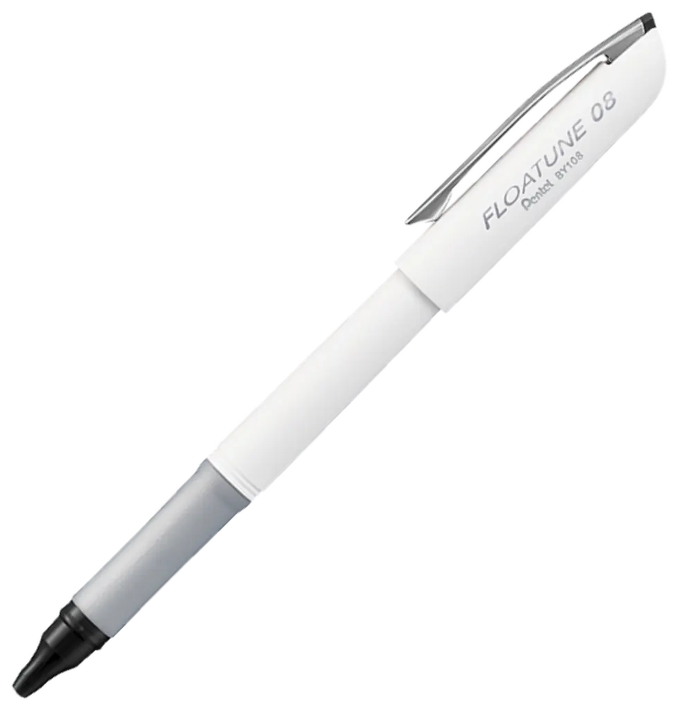 Pentel Floatune 0.8mm Rollerball Pen BY108 (Each) - Black BY108-A