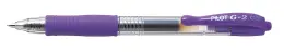 Pilot BL-G2-5 extra fine | 0.5mm Tip | Retractable Roller Ball | Gel Ink (Per 1) - Violet