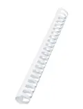 Ringbinding Elements Plastic A4 28mm 21 Loop 310605 (Each) - White image
