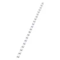 REXEL RingBinding Elements A4 8mm Plastic - White image