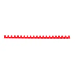 Waltons Primeline 10mm Plastic Combo Binding Elements (Each) - XRed