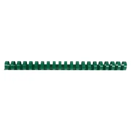 Waltons Primeline 20mm Plastic Combo Binding Elements (Each) - XGreen