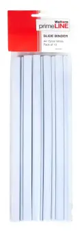 Waltons Primeline Slide Binder A4 15mm (Pack 10) - White image