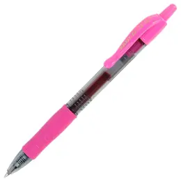Pilot Retractable Gel Pen (0.7mm Fine) | BL-G2-7 (each) - Pink