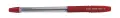 Pilot capped ballpoint pen rubber grip oil based ink BPS-GP-M (Per 1) - Red Fine image