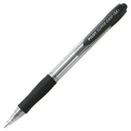 Pilot Super Grip Oil Pen (1.0mm Medium) | BP-GP-10R-M (each) - Black