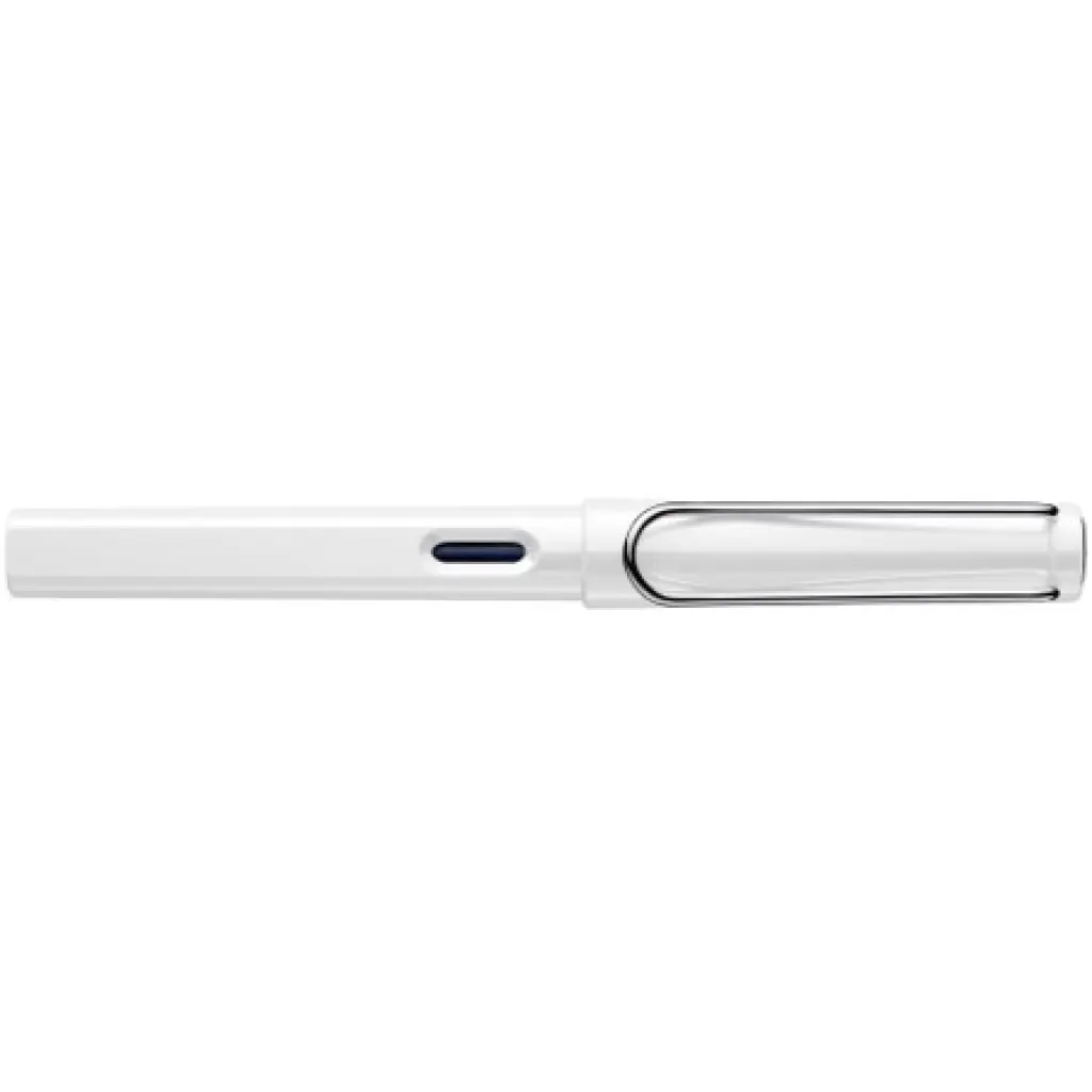 LAMY safari Fountain Pen, Blue ink (T10 BL refill) - White
