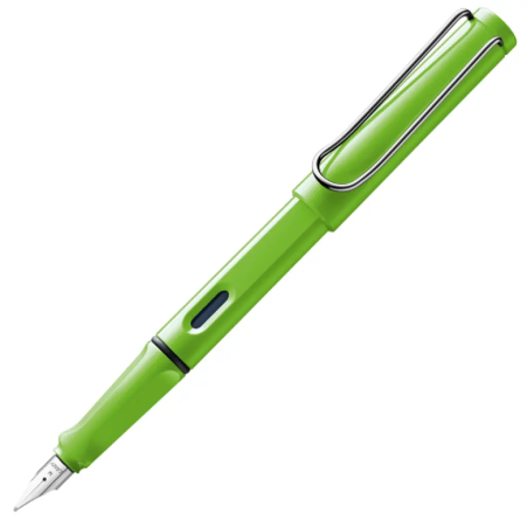 LAMY safari Fountain Pen, Blue ink (T10 BL refill) - Green