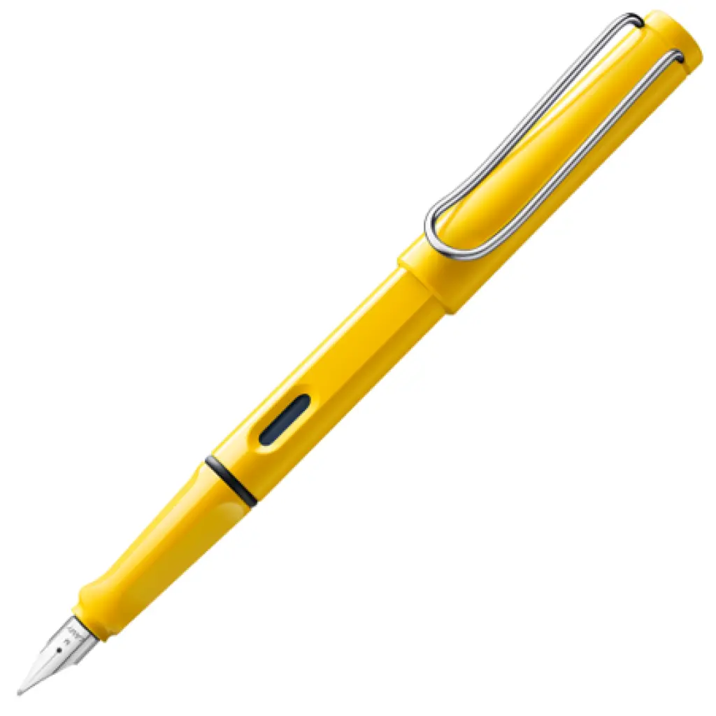 LAMY safari Fountain Pen, Blue ink (T10 BL refill) - Yellow