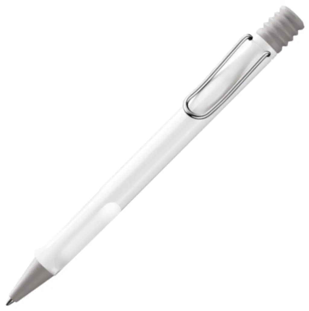 LAMY safari Ballpoint Pen, Black ink (M16 M refill) - White