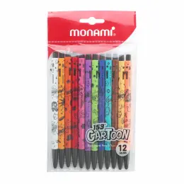 Monami 153 Ballpoint Pen Cartoon (Set 12)