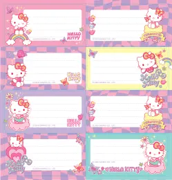 HELLO KITTY SELF-ADHESIVE BOOK LABELS 16s (VIBES)
