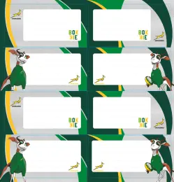 BOKKIE SELF-ADHESIVE BOOK LABELS 16's (SCORE)