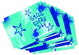SPRAY PAINT A4 BOOK JACKETS - DIE-CUT