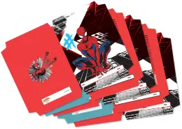 SPIDERMAN - JUST HANGING OUT A4 BOOK JACKETS - DIE-CUT
