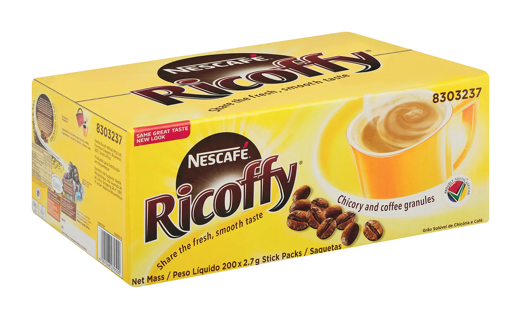 Nescafe Ricoffy Coffee Instant Sachets 2.7g (Box 200) | Waltons