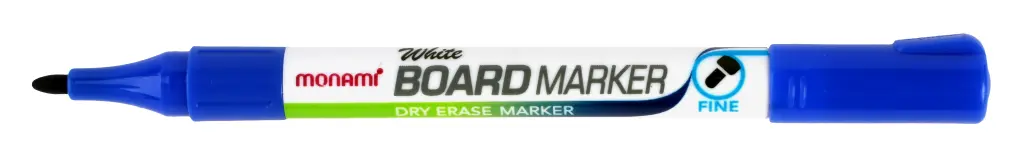 Monami Whiteboard Marker Fine (Each) - Blue