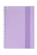Waltons Primeline Wirobound Student Notebook B5 Feint Ruled 160pg - Lavender image