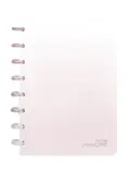 Waltons primeLINE Disc binding Notebook A5 Feint Ruled 100 sheets - Pastel Pink image