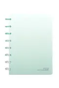 Waltons primeLINE Disc binding Notebook A5 Feint Ruled 100 sheets - Pastel Green image