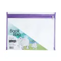 Meeco PVC Book Bag with Zip - Violet image
