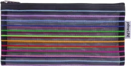 Waltons Primeline Pencil Bag Waltons Mesh Luminous Stripes 23x11.5cm