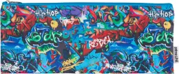 Waltons Primeline Pencil Case 33cm WP76 - Graffiti