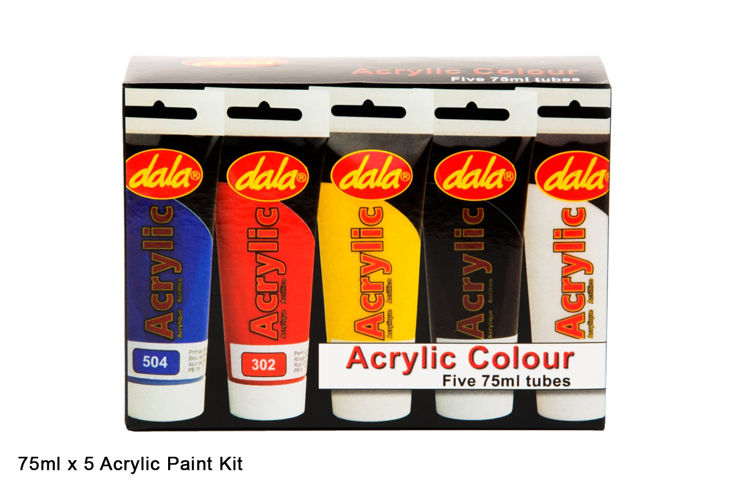Dala Student Acrylic Paint 75ml Set of 5 | Waltons