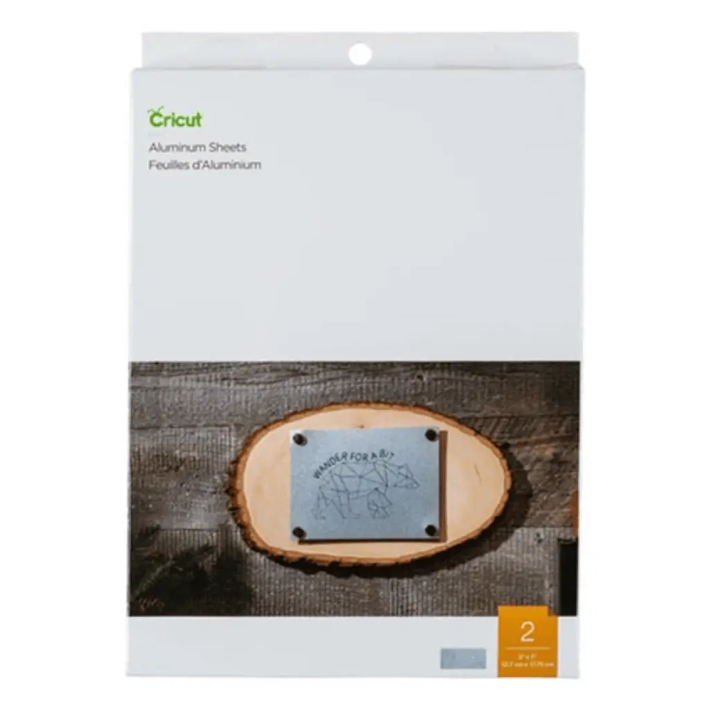 Cricut CC Aluminium Sheets 13x18cm 2-pack 2007460 (Each)